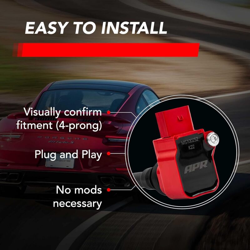 APR Porsche (9A2) Ignition Coil - Red