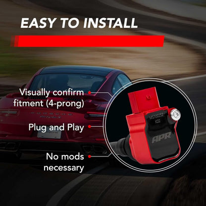 APR Porsche (9A2) Ignition Coil - Red