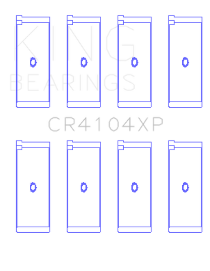 King Engine Bearings Audi/VW 83-03 1.6L/1.8L/2.0L Performance Rod Bearing Set - Size STDX