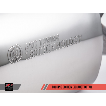 AWE Tuning Mk6 GLI 2.0T - Mk6 Jetta 1.8T Touring Edition Exhaust - Diamond Black Tips