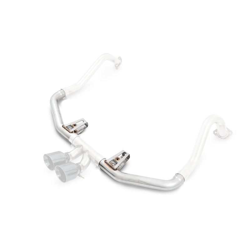 AWE Tuning Porsche 718 Boxster / Cayman Track Edition Exhaust - Chrome Silver Tips