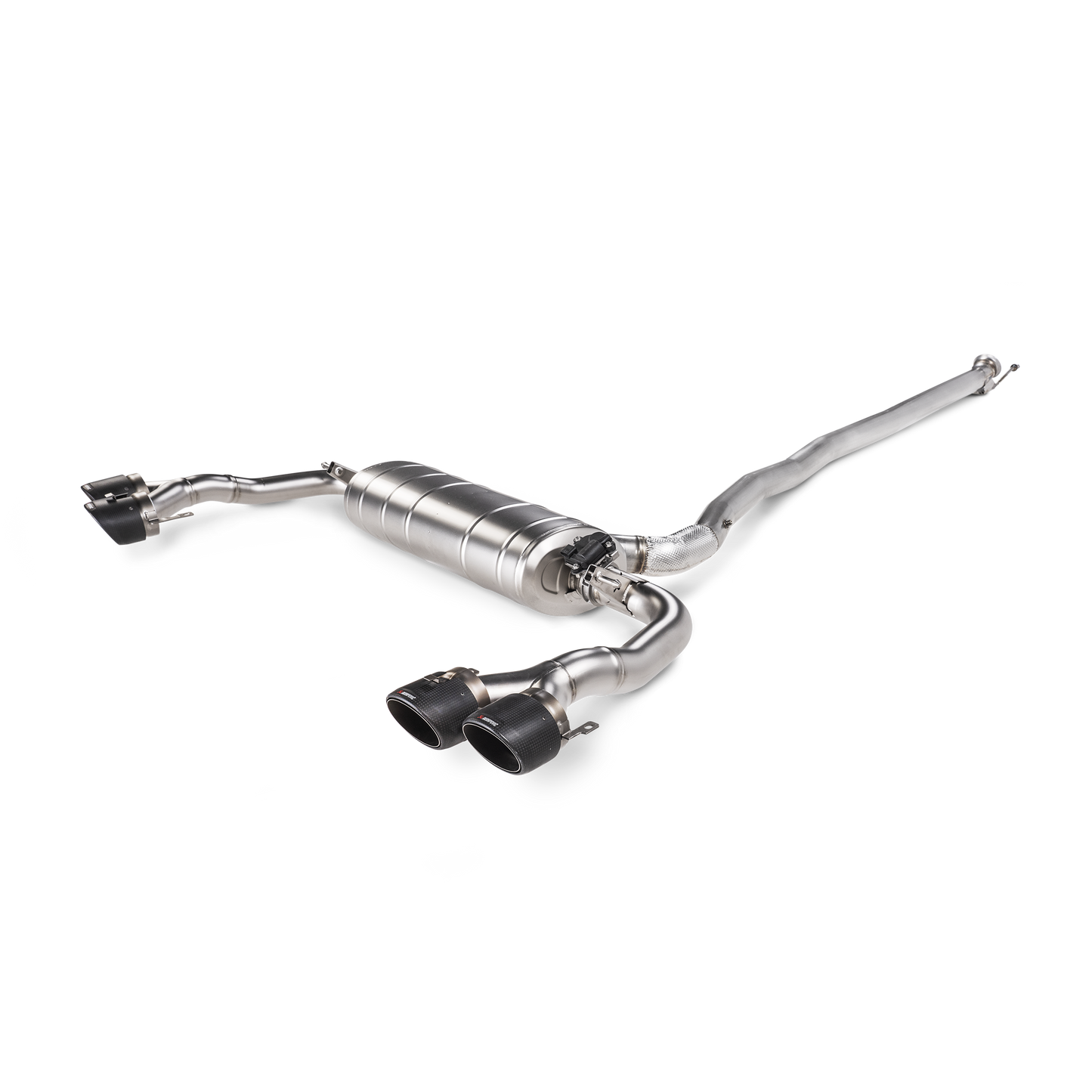 Akrapovič Evolution Line Catback Exhaust (Titanium) w/Carbon Tips - 2024+ Mercedes-Benz GLA45/GLA45S AMG