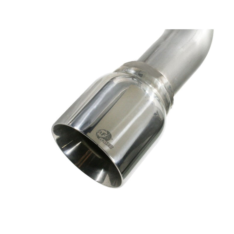 aFe MACHForce XP 3in-2.5in SS Exhaust Axle-Back 17-19 Audi A4 (B9) L4-2.0L (t) - Polished