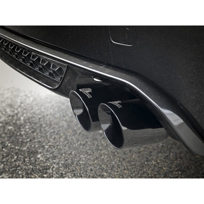 aFe MACH Force-Xp 3.5in. 304 SS C/B Exhaust w/o Muffler 15-18 BMW X5 M V8-4.4L (tt) - Black Tip
