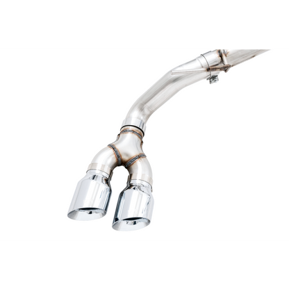 AWE Tuning 2019+ Ford Ranger 0FG Performance Exhaust System w/Chrome Silver Tips & Bash Guard