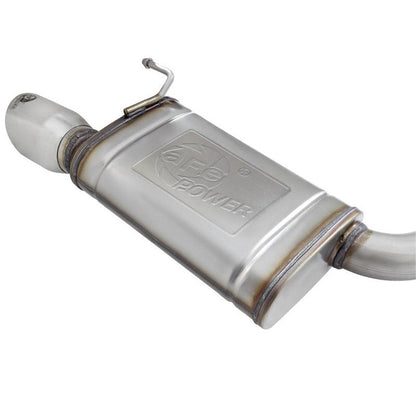 aFe MACHForce XP Exhausts Cat-Back SS-304 EXH w/ Polished Tips 15-16 Ford Mustang EcoBoost 2.3L (t)