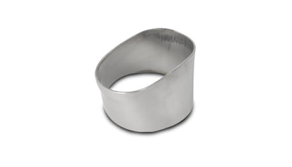 Vibrant 90mmx55mm Oval to 76mm Round Transition Adapter T304 SS for use with Part #1448 and #14480