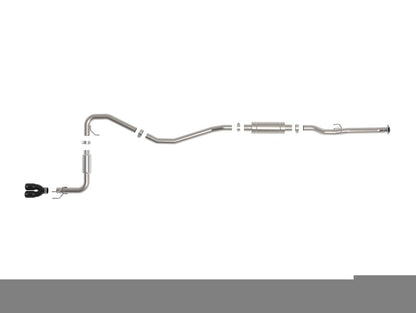 aFe POWER Takeda 2.5in 304 SS Cat-Back Exhaust w/ Black Tips 22-25 Honda Civic L4-2.0L