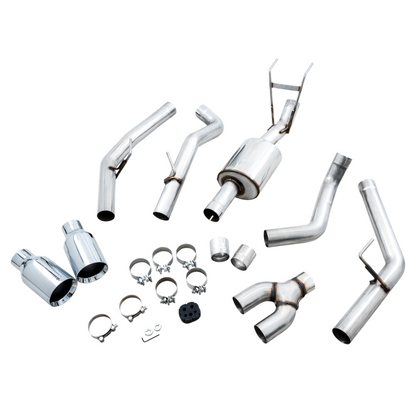 AWE Tuning 09-18 RAM 1500 5.7L (w/o Cutout) 0FG Dual Rear Exit Cat-Back Exhaust - Chrome Silver Tips