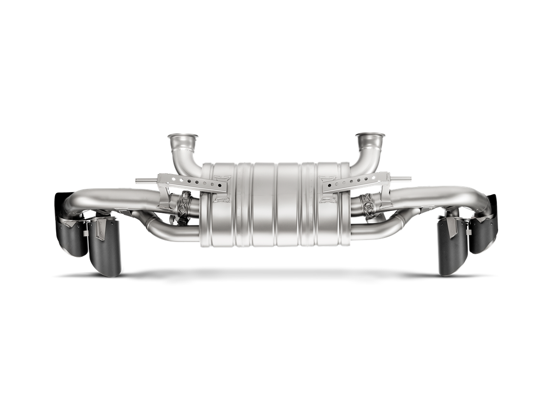 Akrapovič Slip-On Line Exhaust (Titanium) w/Carbon Tips - 2014-2018 Lamborghini Huracan Coupe/Spider