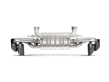 Akrapovič Slip-On Line Exhaust (Titanium) w/Carbon Tips - 2014-2018 Lamborghini Huracan Coupe/Spider