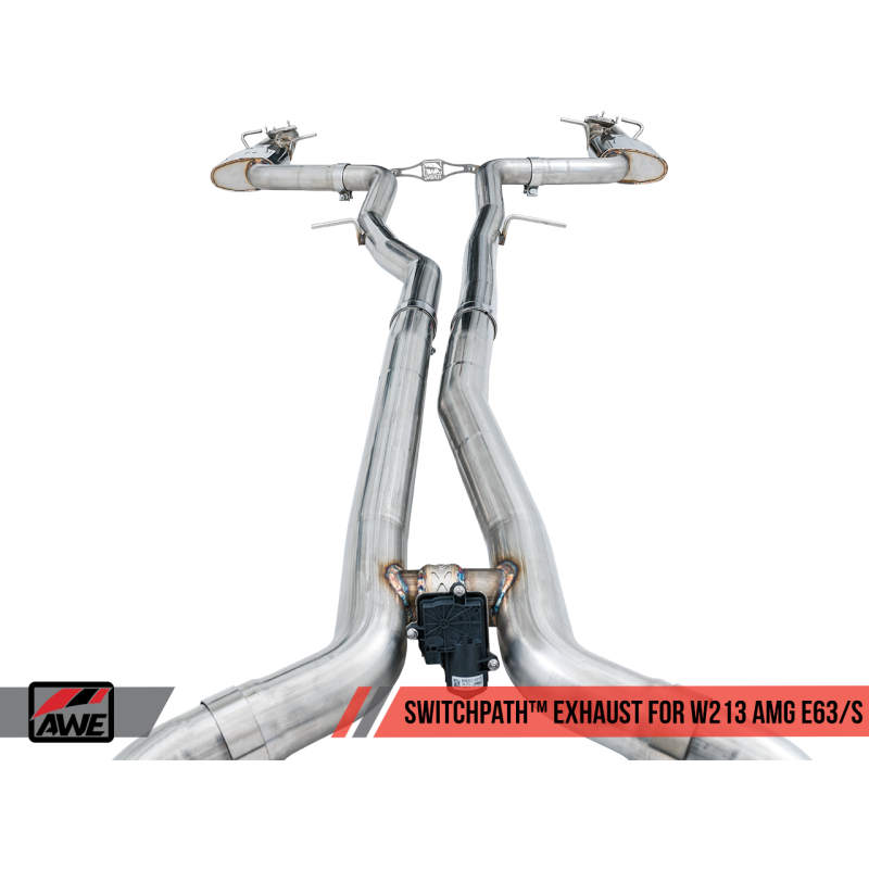 AWE Tuning Mercedes-Benz W213 AMG E63/S Sedan/Wagon SwitchPath Exhaust System - for Non-DPE Cars
