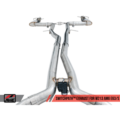 AWE Tuning Mercedes-Benz W213 AMG E63/S Sedan/Wagon SwitchPath Exhaust System - for Non-DPE Cars