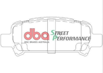 DBA 02-03 Subaru WRX SP500 Rear Brake Pads-Brake Pads - Performance-DBA