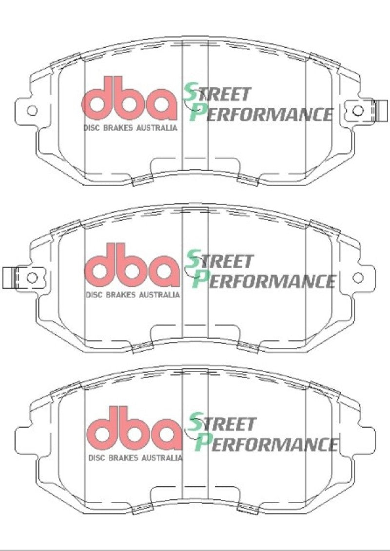 DBA 03-05 Subaru WRX / 08 Subaru WRX SP500 Front Brake Pads-Brake Pads - Performance-DBA