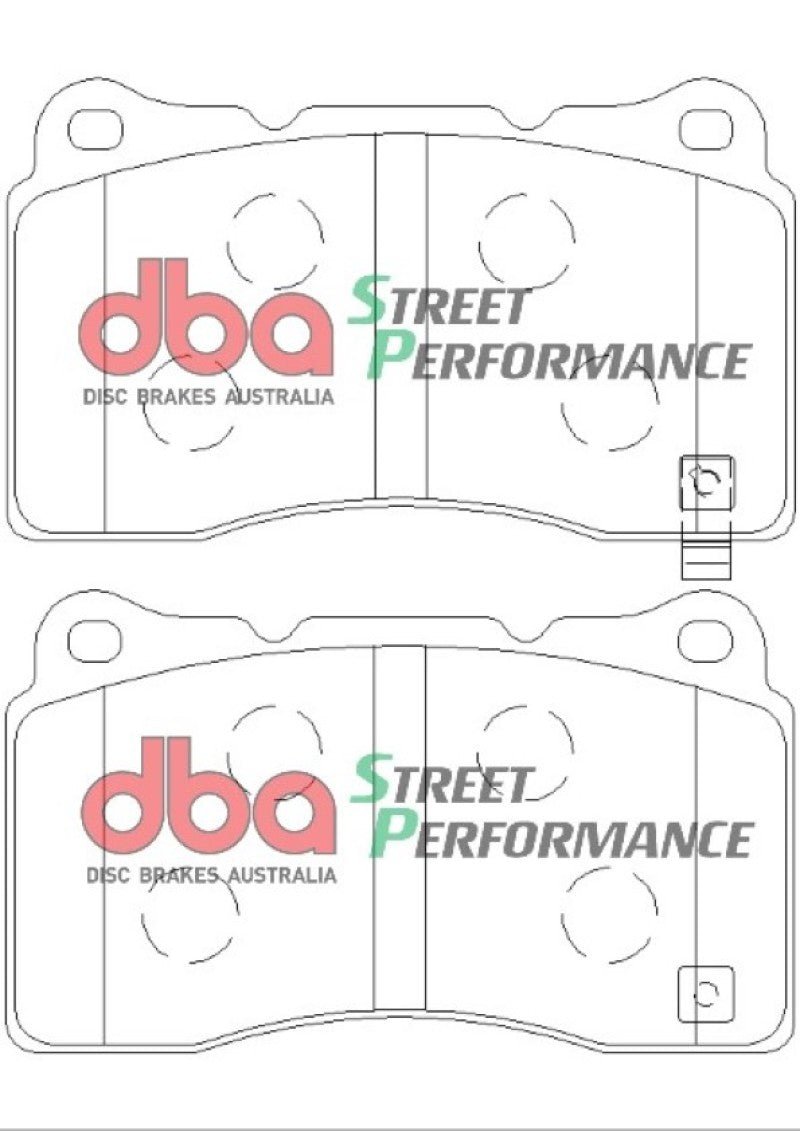 DBA 04-14 Subaru Impreza WRX STI SP500 Front Brake Pads-Brake Pads - Performance-DBA