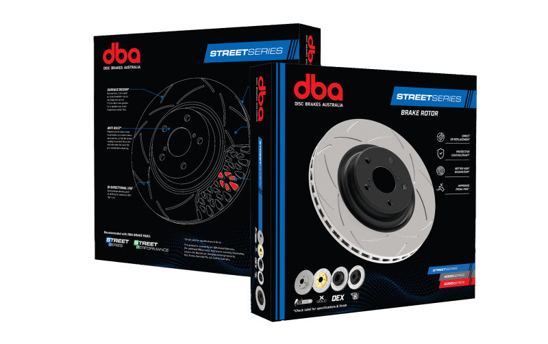DBA 05-23 Chrysler 300 C SRT8 6.1L Rear Street Series Standard Rotor-Brake Rotors - OE-DBA