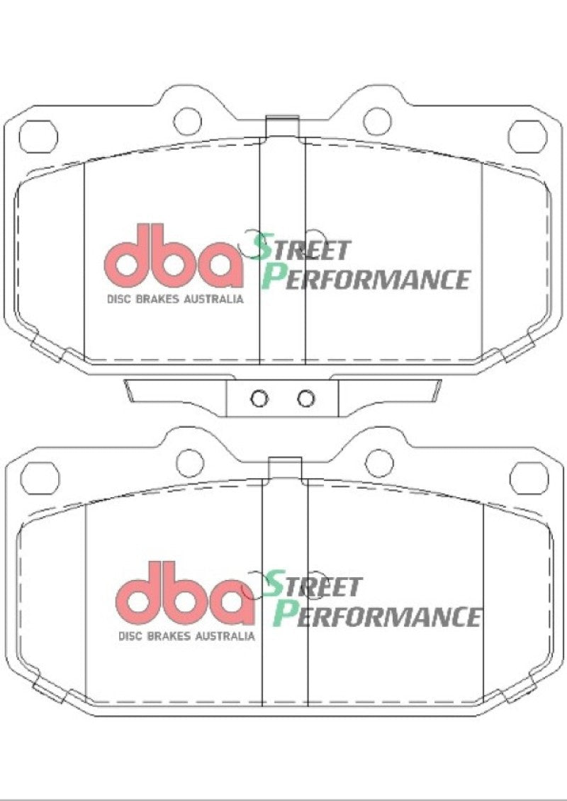 DBA 06-07 Subaru WRX SP500 Front Brake Pads-Brake Pads - Performance-DBA