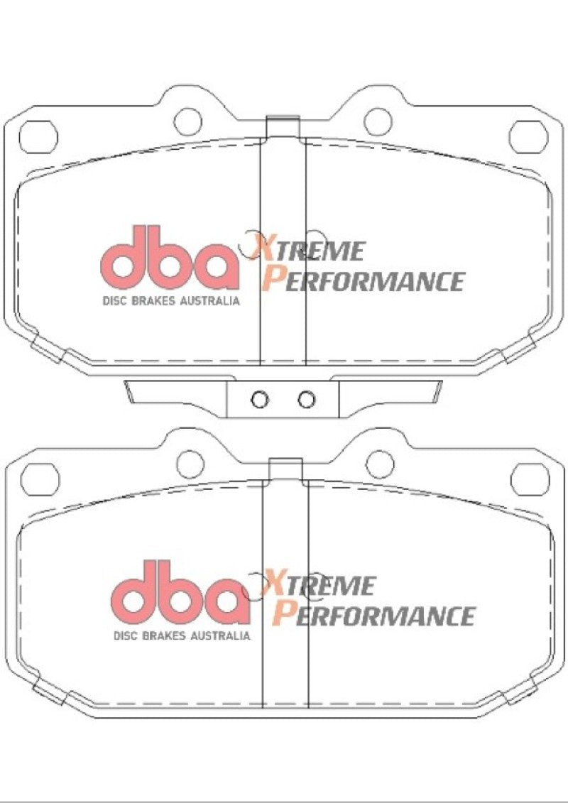 DBA 06-07 Subaru WRX XP650 Front Brake Pads-Brake Pads - Performance-DBA