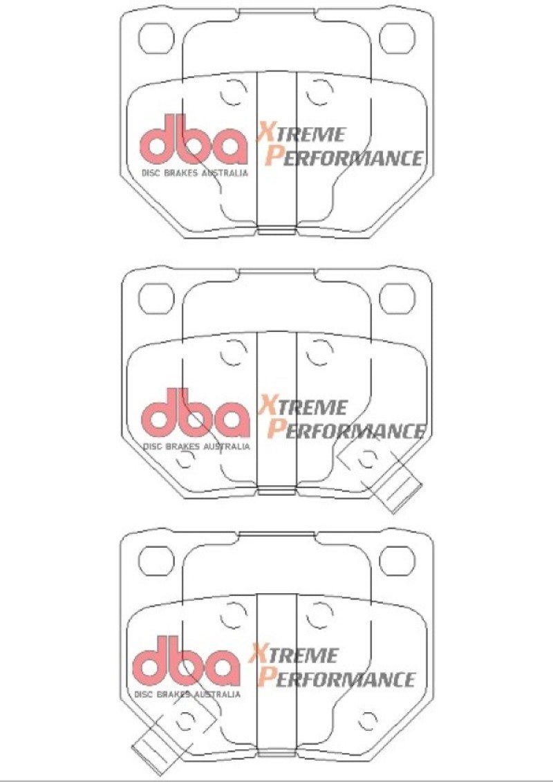 DBA 06-07 Subaru WRX XP650 Rear Brake Pads-Brake Pads - Performance-DBA