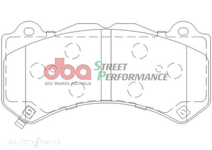 DBA 07-22 Nissan GT-R R35 Front Street Performance Brake Pad Kit-Brake Pads - Performance-DBA