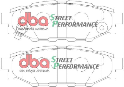 DBA 08 Subaru WRX SP500 Rear Brake Pads-Brake Pads - Performance-DBA