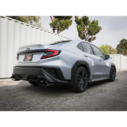 aFe POWER Takeda 3in to 2-1/2in 304 SS Cat-Back Exhaust w/ Black Tips 22-23 Subaru WRX H4-2.4L (t)
