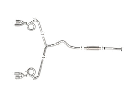 aFe Subaru WRX/STi 15-21 H4-2.0/2.5L Takeda 3in to 2-1/2in Stnlss Cat-Back Exhst w/ Polished Tip