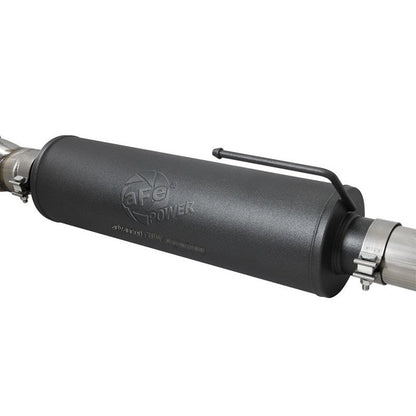 aFe MACH Force-Xp Cat-Back Exhaust w/Dual Hi-Tuck Tips Black 17-18 Ford F-150 Raptor V6-3.5L (tt)