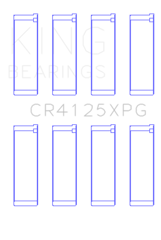 King Subaru EJ20/EJ22/EJ25 (Suites 52mm Journal Size) Tri-Metal Perf Rod Bearing Set - Size STD