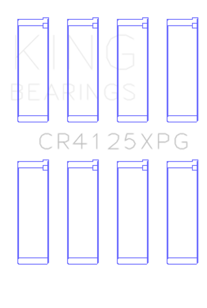 King Subaru EJ20/EJ22/EJ25 (Suites 52mm Journal Size) Tri-Metal Perf Rod Bearing Set - Size STD