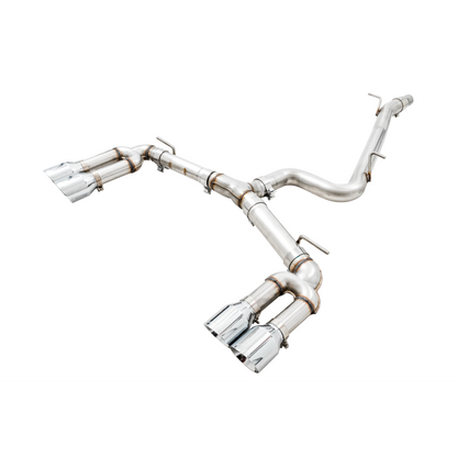 AWE Tuning Audi 8V S3 Track Edition Exhaust w/Chrome Silver Tips 102mm