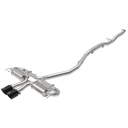 aFe Takeda 3in 304 SS Cat-Back Exhaust System w/Black Tips 17-20 Honda Civic Sport L4-1.5L (t)