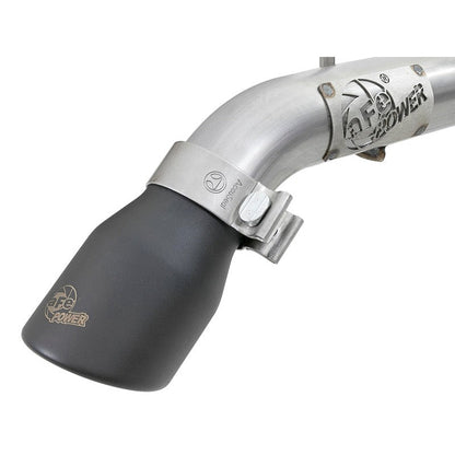 aFe MACH Force-Xp Axle-Back Exhaust System w/Black Tip 18-20 Jeep Wrangler L4-2.0T / V6-3.6L