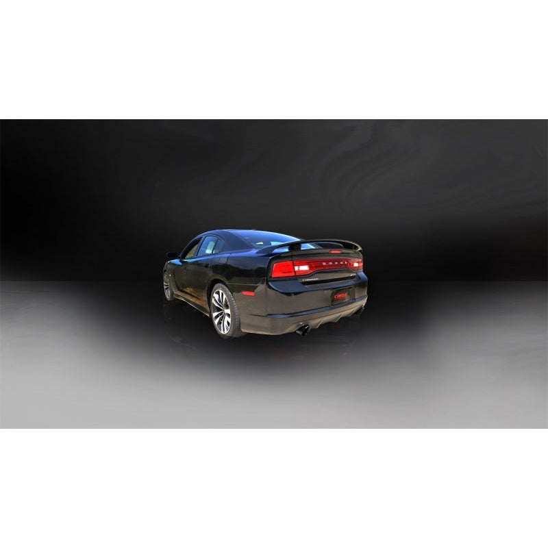 Corsa 12-13 Dodge Charger SRT-8 6.4L V8 Black Xtreme Cat-Back Exhaust