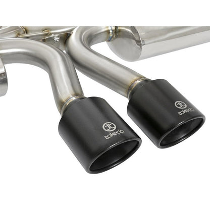 aFe Takeda 3in 304 SS Cat-Back Exhaust w/ Dual Center Black Tips 17+ Honda Civic Si (2dr) I4 1.5L