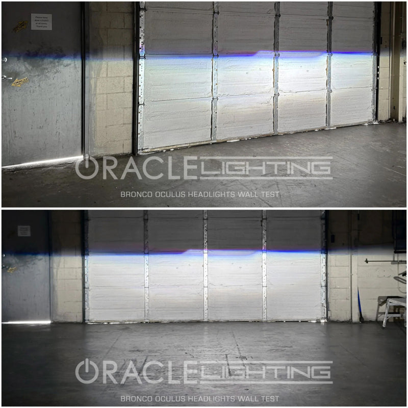Oracle 2021+ Ford Bronco Oculus Bi-LED Projector Headlights w/ Heated Lenses