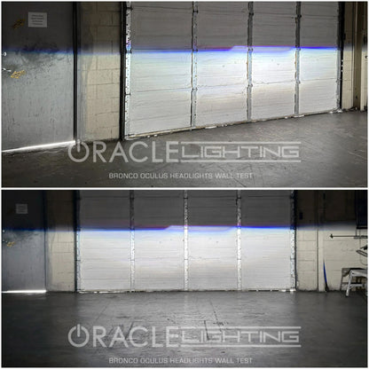 Oracle 2021+ Ford Bronco Oculus Bi-LED Projector Headlights w/ Heated Lenses