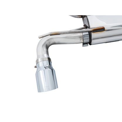 AWE Tuning Ford Focus RS SwitchPath Cat-back Exhaust - Chrome Silver Tips