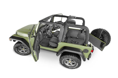 Husky Liners 97-06 Jeep Wrangler TJ / 04-06 LJ (w/Ctr Cnsl w/o Heat Shld) Guardian Impact Jeep Liner