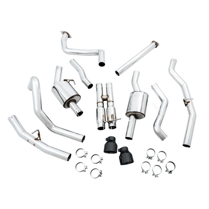AWE Tuning 2021 RAM 1500 TRX 0FG Cat-Back Exhaust - Diamond Black Tips