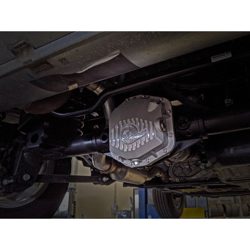 aFe Power Street Series Rear Differential Cover Raw w/Machined Fins 18-21 Jeep Wrangler JL Dana M200