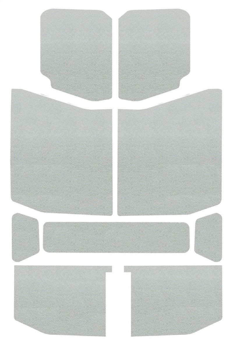DEI 18-23 Jeep Wrangler JL 4-Door Boom Mat Headliner - 9 Piece - White-Hard Top Accessories-DEI