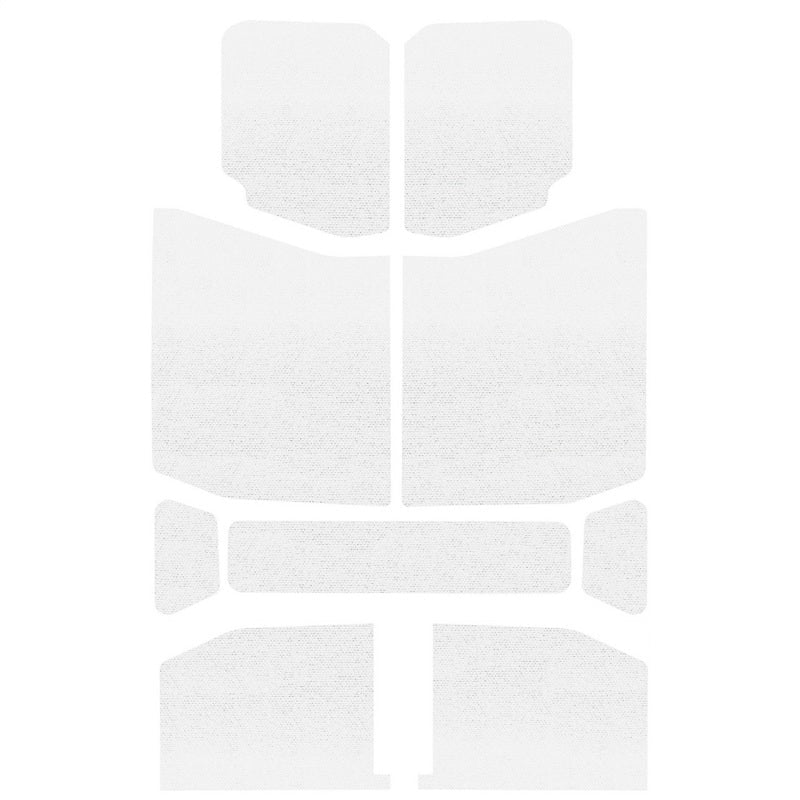 DEI 18-23 Jeep Wrangler JL 4-Door Boom Mat Headliner - 9 Piece - White-Hard Top Accessories-DEI