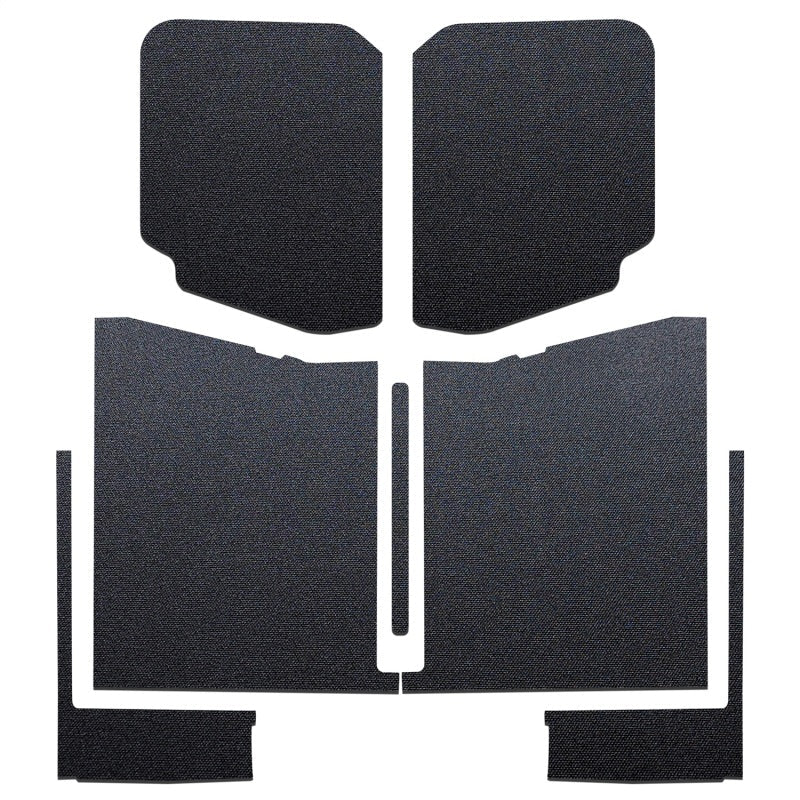 DEI 20-22 Jeep Gladiator JT 4-Door Boom Mat Complete Headliner Kit - 7 Piece - Black-Hard Top Accessories-DEI