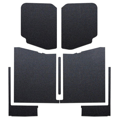DEI 20-22 Jeep Gladiator JT 4-Door Boom Mat Complete Headliner Kit - 7 Piece - Black-Hard Top Accessories-DEI