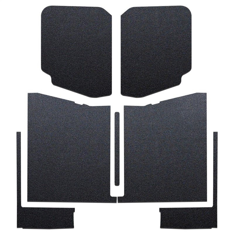 DEI 20-22 Jeep Gladiator JT 4-Door Boom Mat Complete Headliner Kit - 7 Piece - Black-Hard Top Accessories-DEI