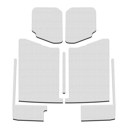 DEI 20-22 Jeep Gladiator JT 4-Door Boom Mat Complete Headliner Kit - 7 Piece - White-Hard Top Accessories-DEI