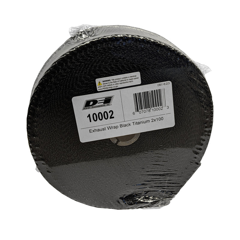 DEI Exhaust Wrap 2in x 100ft - Titanium - Black-Exhaust Wrap-DEI