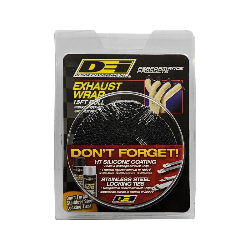 DEI Exhaust Wrap 2in x 15ft - Black-Exhaust Wrap-DEI
